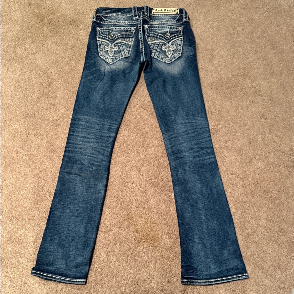 Rock Revival Women's Blue Boot Cut Jeans